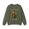 Military Green Sweatshirt Jesus Saw the Broken Man