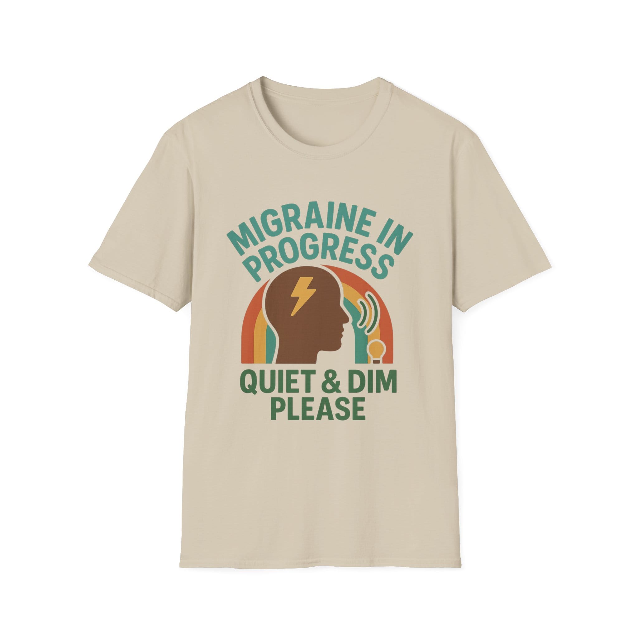 Sand Short Sleeve Tee Quiet & Dim Migraine