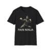 Black Short Sleeve Tee Pain Ninja Fists