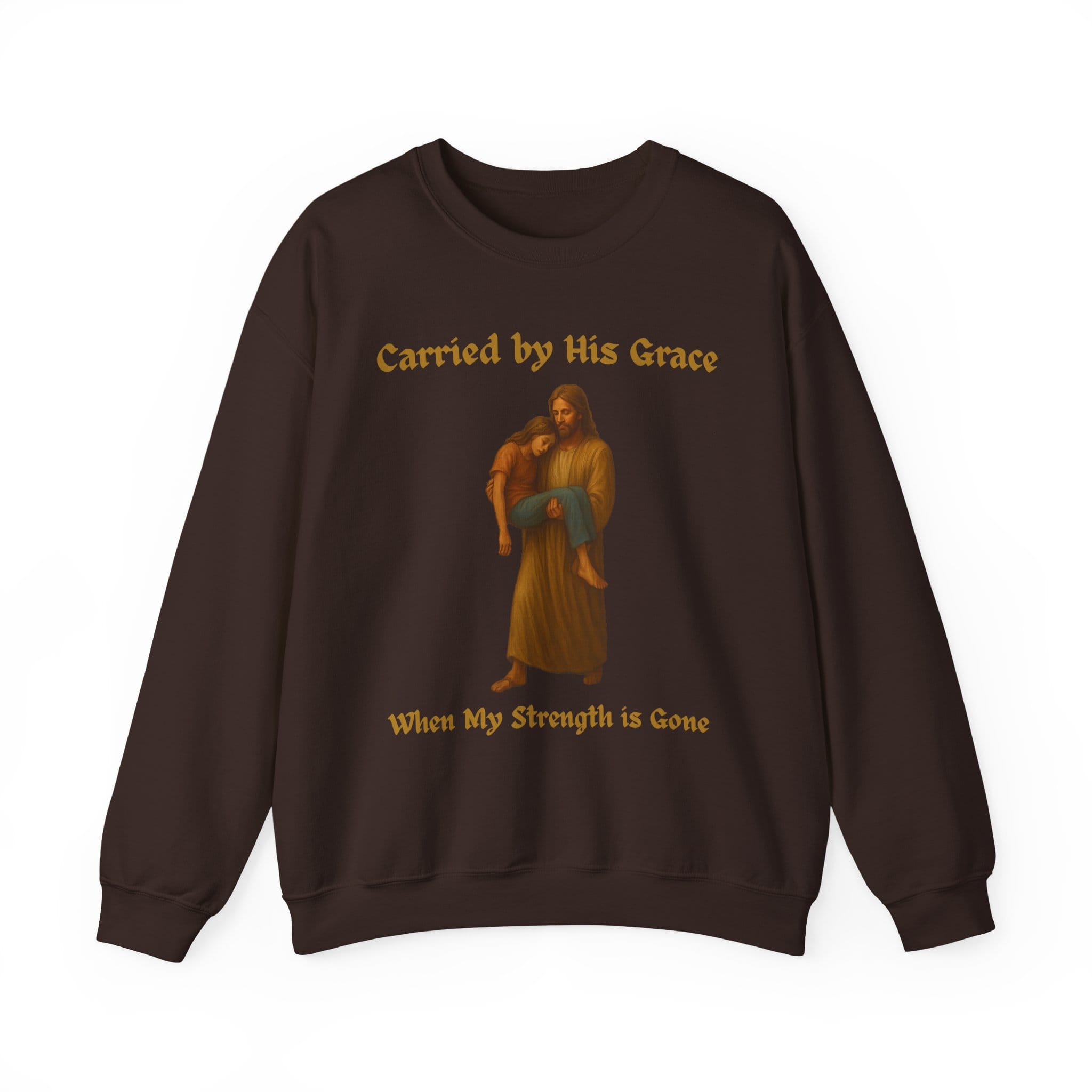 Dark Chocolate Sweatshirt Carried by His Grace