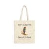 Natural Canvas Tote Pace of my Race Woman