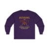 Purple Long Sleeve Tee Running on Empty Gauge