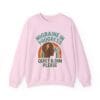 Light Pink Sweatshirt Quiet & Dim Migraine