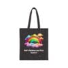 God's Rainbow was First Canvas Tote Bag in Black