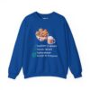Cookies, Cocoa, Compassion Sweatshirt in Royal blue