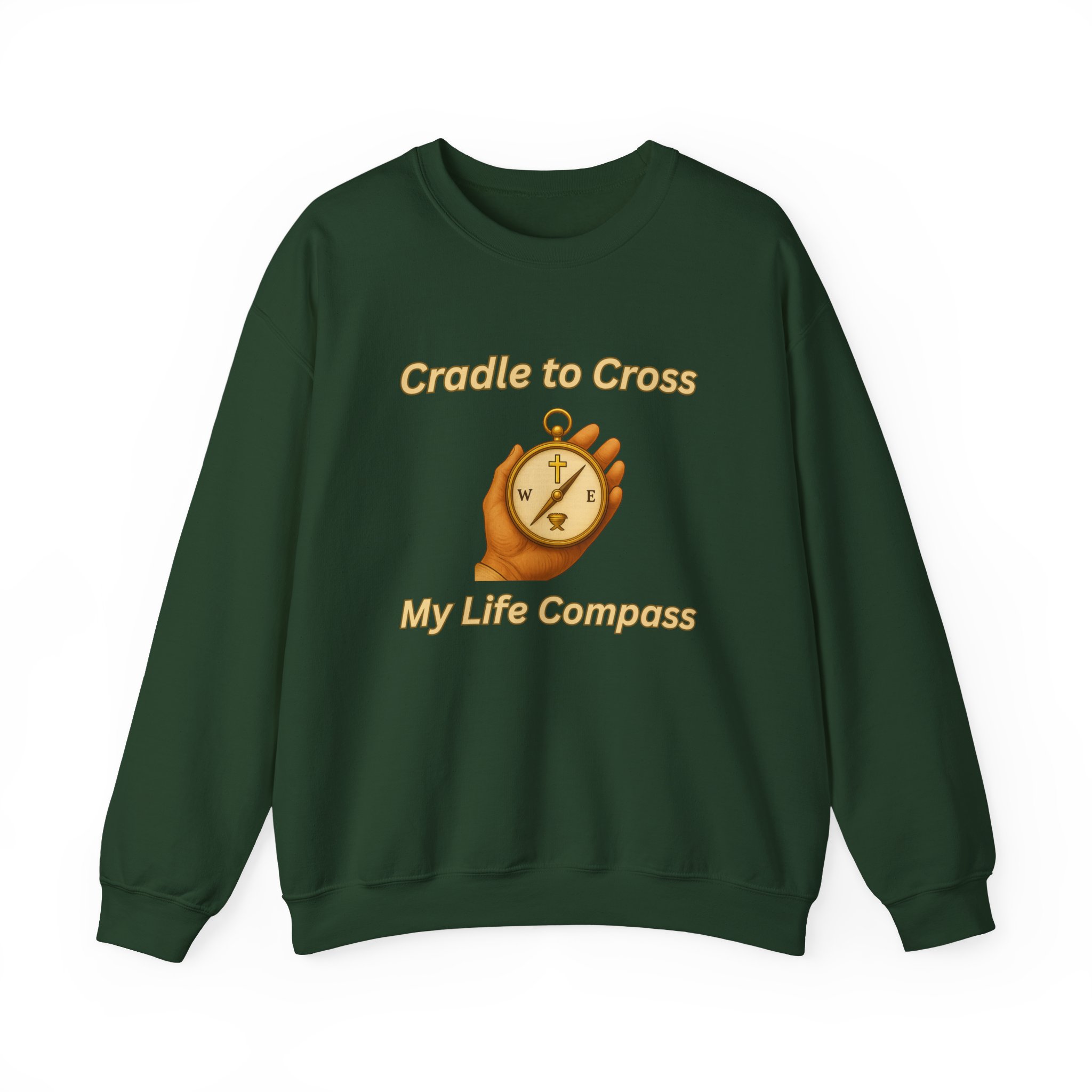 Cradle to Cross, My Life Compass in Forest Green