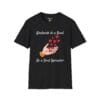Kindness is a Seed - Be a Seed Spreader Short Sleeve T-Shirt in Black, front view