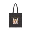 Love Came Down Canvas Tote in Black