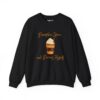 Pumpkin Spice and Pacing Myself Sweatshirt in Black