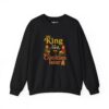 King First, Cookies Later Sweatshirt in Black