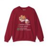 Cookies, Cocoa, Compassion Sweatshirt in Cardinal Red