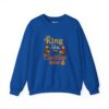 King First, Cookies Later Sweatshirt in Royal blue