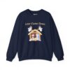 Love Came Down Nativity Sweatshirt in Navy Blue
