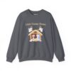 Love Came Down Nativity Sweatshirt in Charcoal