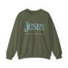 Jesus - My Reason to Keep Going Sweatshirt in Military Green