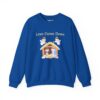 Love Came Down Nativity Sweatshirt in Royal Blue