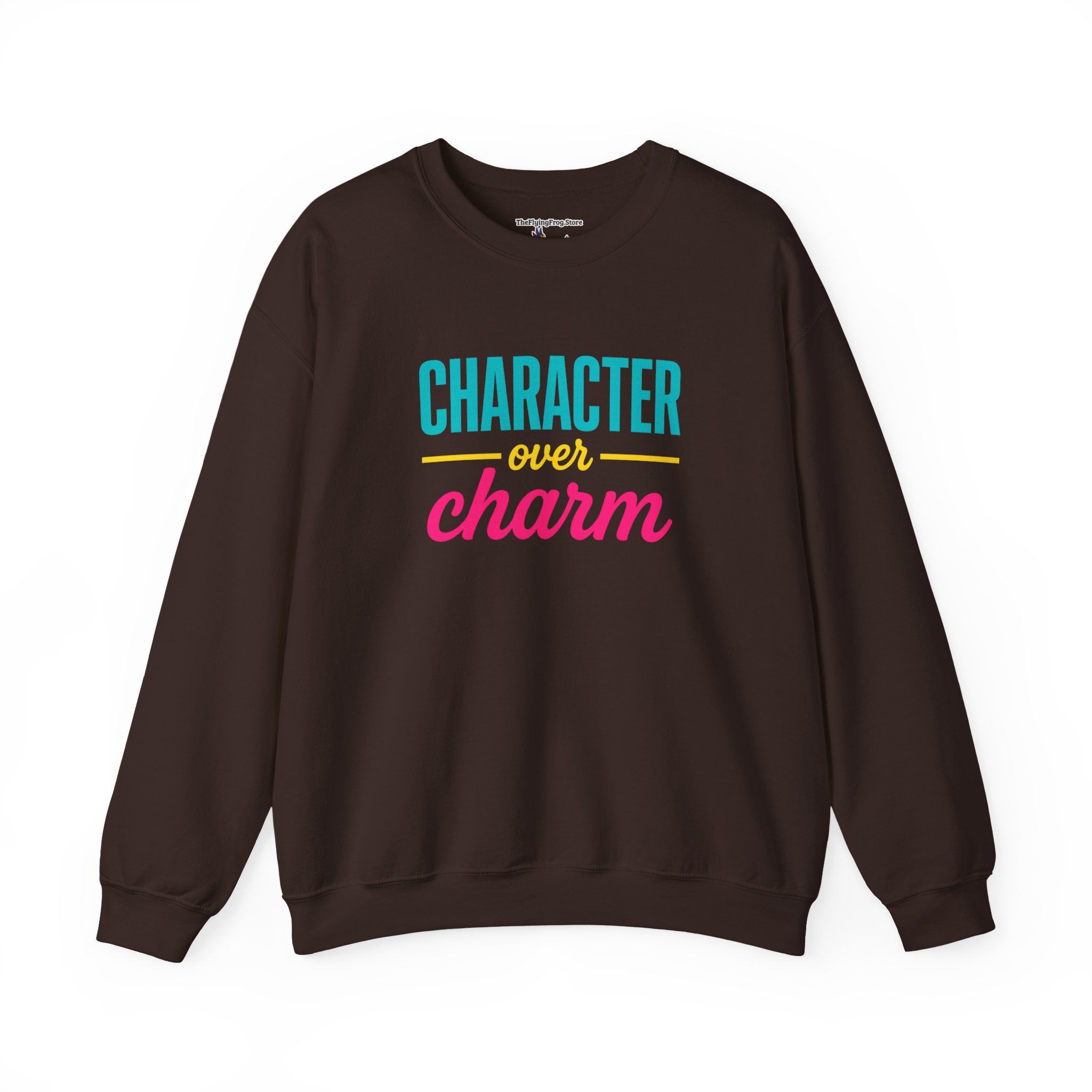 Character Over Charm Sweatshirt in Dark Chocolate
