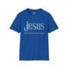 15242907020083053858_2048.jpeg Jesus: My Reason to Keep Going Short Sleeve T-shirt in Royal Blue, front view