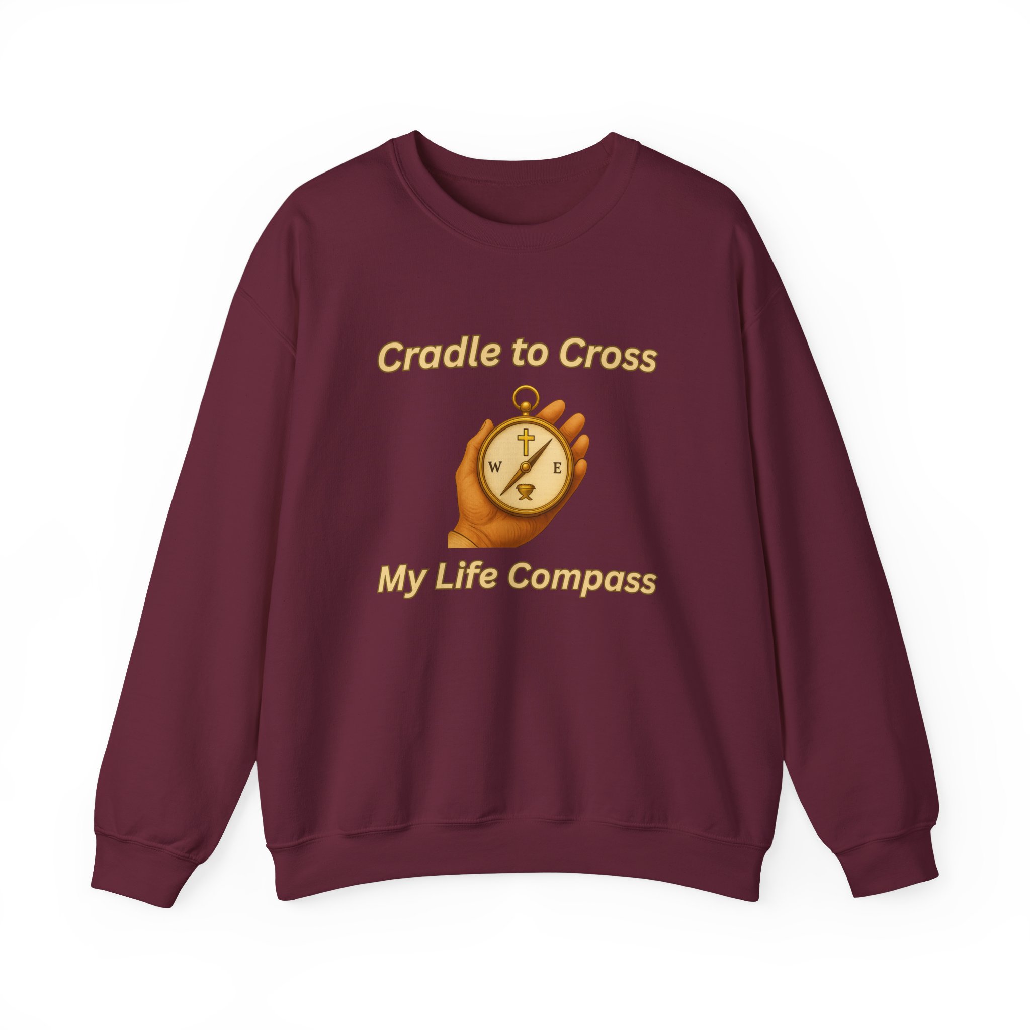Cradle to Cross, My Life Compass in Maroon