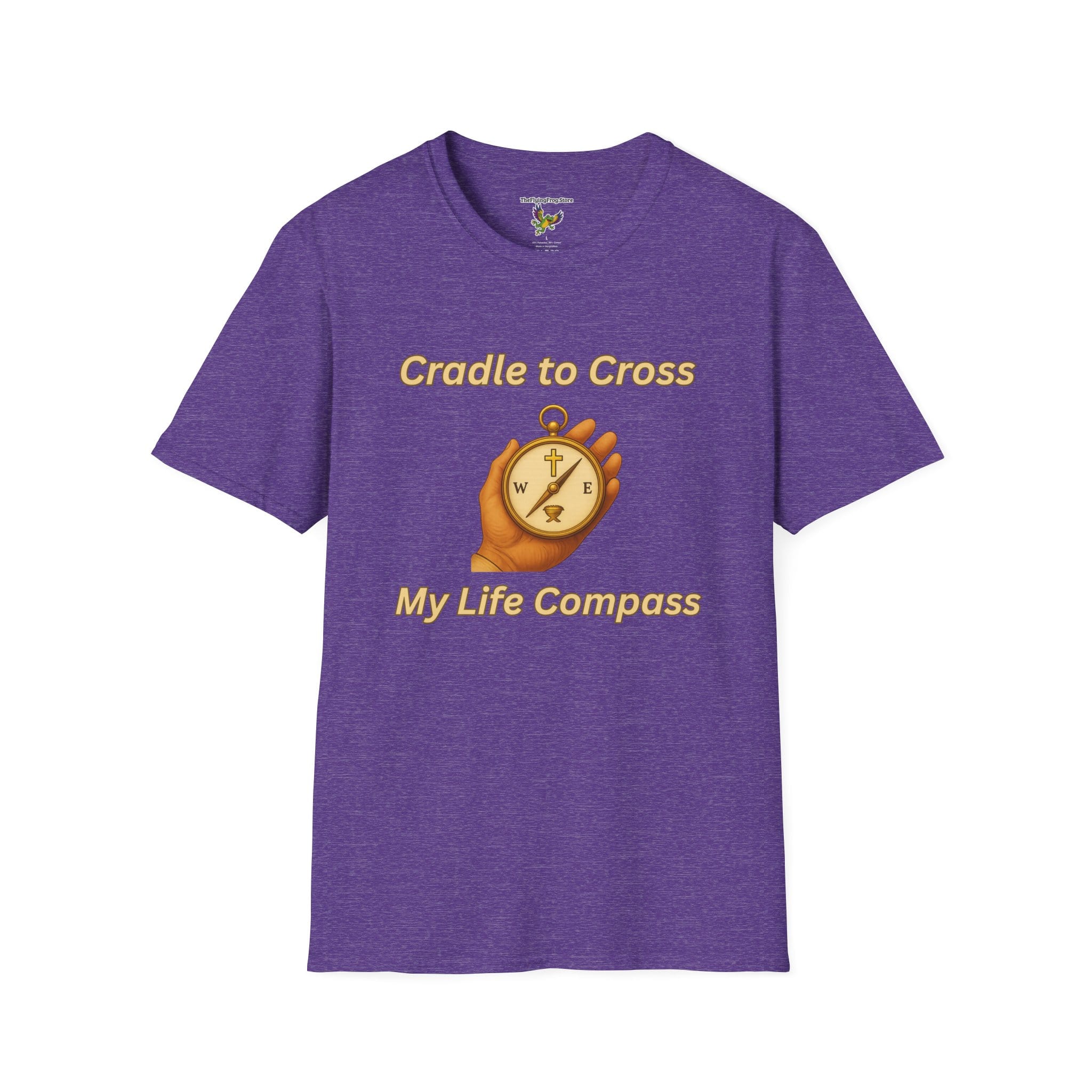 Cradle to Cross - My Life Compass in Heather Purple, front view