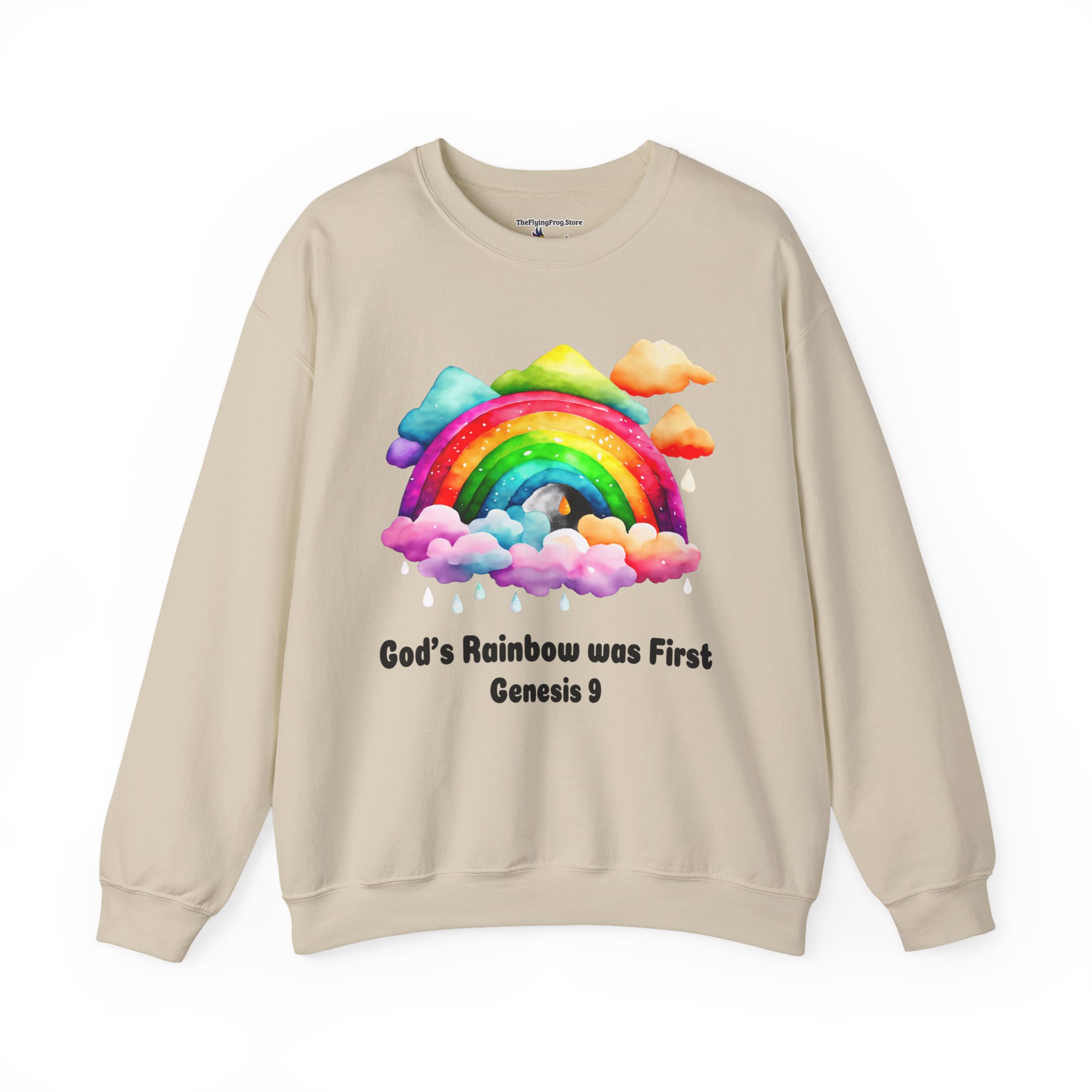 God's Rainbow was First Sweatshirt in Sand
