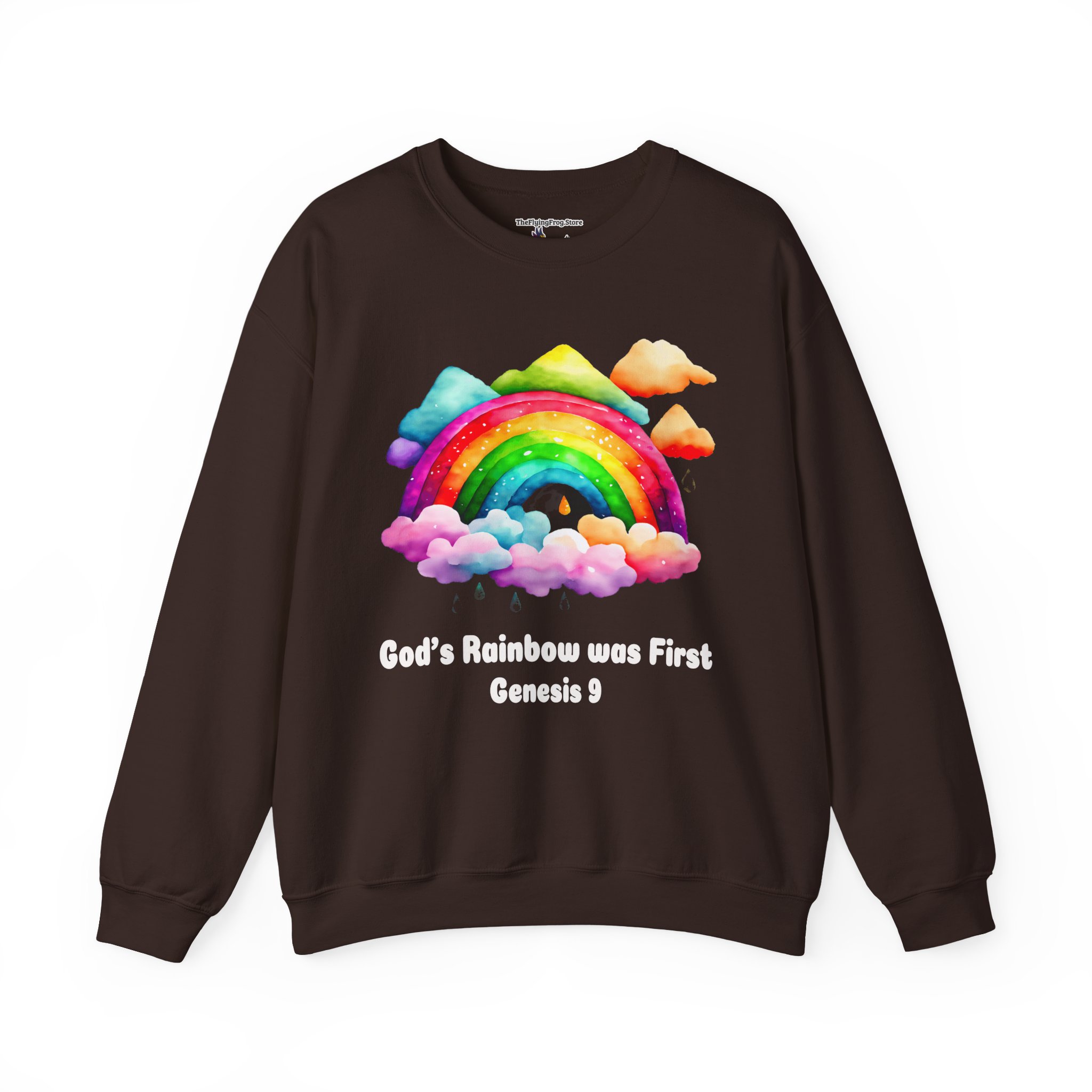 God's Rainbow was First Sweatshirt in Dark Chocolate