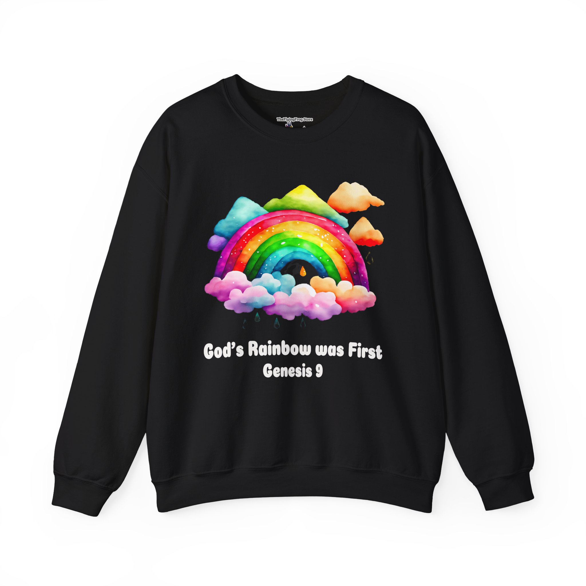 God's Rainbow was First Sweatshirt in Black