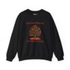 Fall Trees Show Us It is Okay to Let Go Sweatshirt in Black