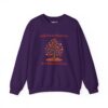 Fall Trees Show Us It is Okay to Let Go Sweatshirt in Purple