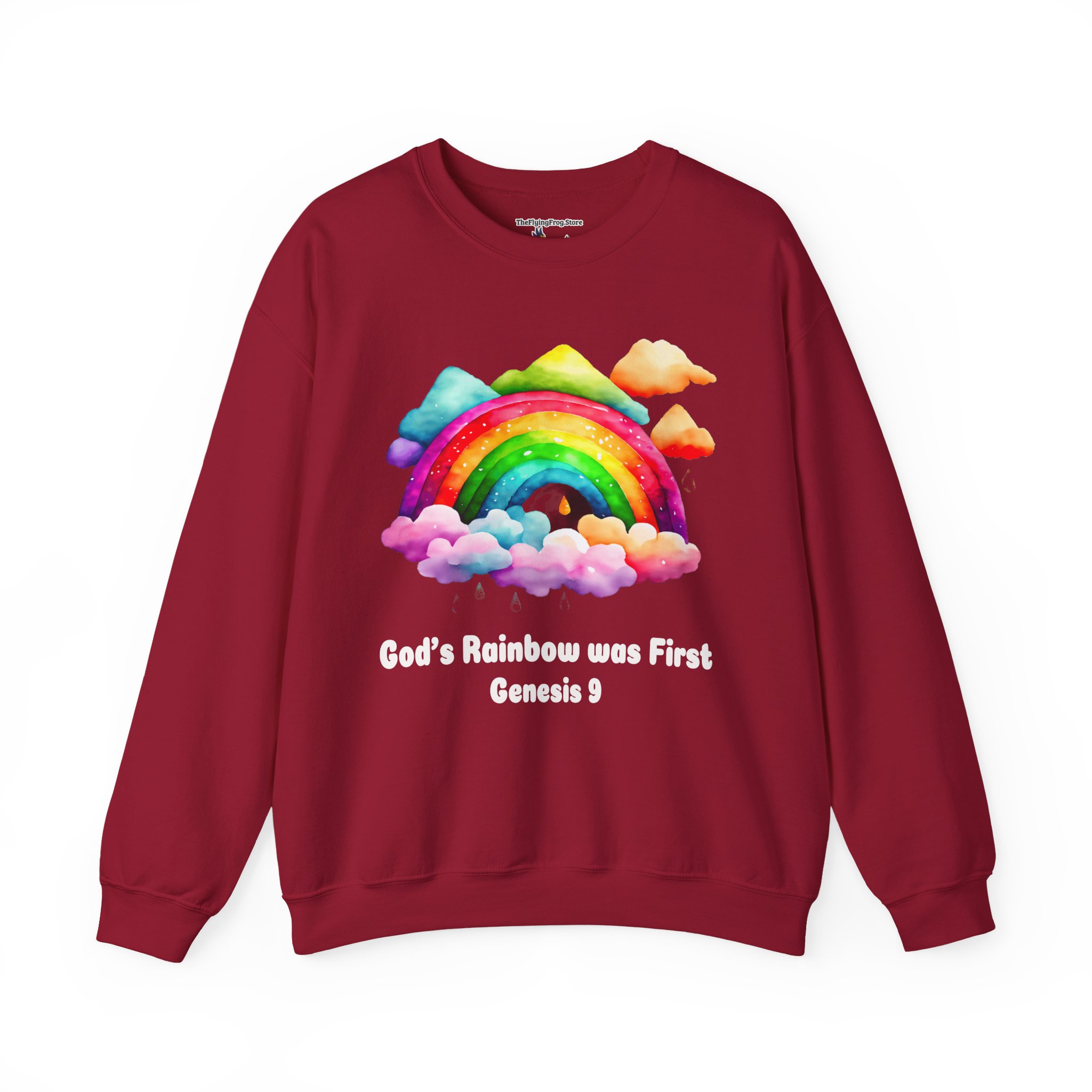 God's Rainbow was First Sweatshirt in Cardinal Red