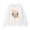 King First, Cookies Later Sweatshirt in White
