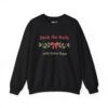 Deck the Halls with Extra Naps Sweatshirt in Black