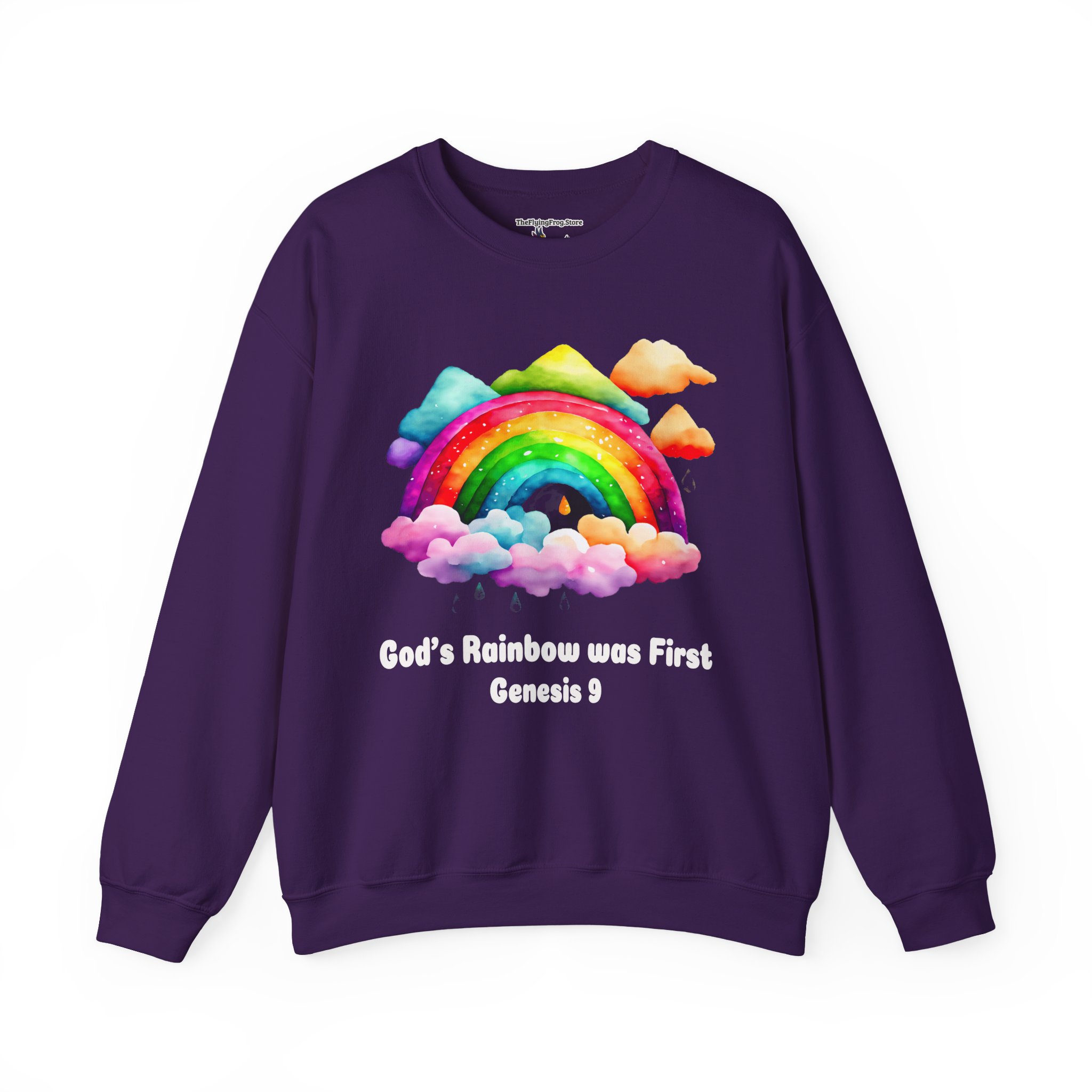 God's Rainbow was First Sweatshirt in Purple