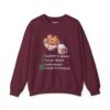 Cookies, Cocoa, Compassion Sweatshirt in Maroon
