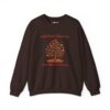 Fall Trees Show Us It is Okay to Let Go Sweatshirt in Dark Chocolate
