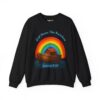God Owns The Rainbow Noah's Ark Sweatshirt in Black