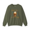 Pumpkin Spice and Pacing Myself Sweatshirt in Military Green