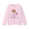 Cookies, Cocoa, Compassion Sweatshirt in Light Pink
