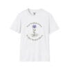 True Gratitude Grows...Hard Places Short Sleeve T-shirt in White, front view