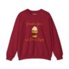 Pumpkin Spice and Pacing Myself Sweatshirt in Cardinal Red