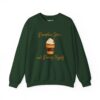 Pumpkin Spice and Pacing Myself Sweatshirt in Forest Green