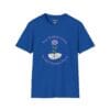 True Gratitude Grows...Hard Places Short Sleeve T-shirt in Royal Blue, front view