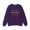 Deck the Halls with Extra Naps Sweatshirt in Purple