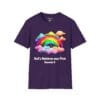God's Rainbow was First Short Sleeve T-shirt in Purple