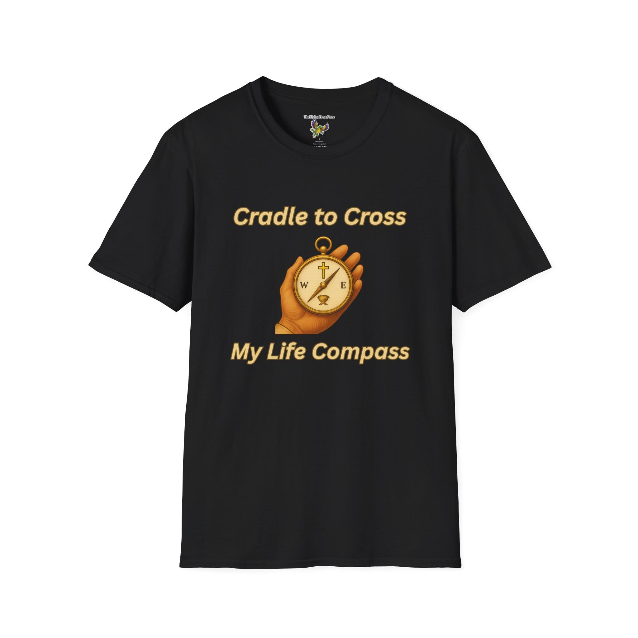 Cradle to Cross - My Life Compass in Black, front view