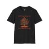 Fall Trees Show Us It is Okay to Let Go Short Sleeve T-shirt in Black, front view