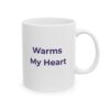 "Jesus Warms My Heart" Ceramic Mug right view