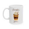 "Pumpkin Spice & Pacing Myself" Ceramic Mug left view