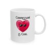 "Compassion is Cool" Ceramic Mug right view