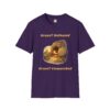 Grave? Defeated Grace? Unmatched Short Sleeve Tee in Purple
